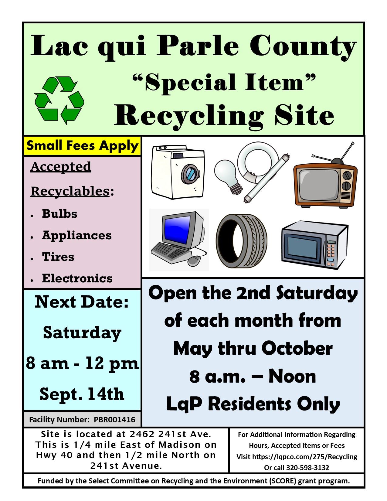 September Special Item Collections Flyer