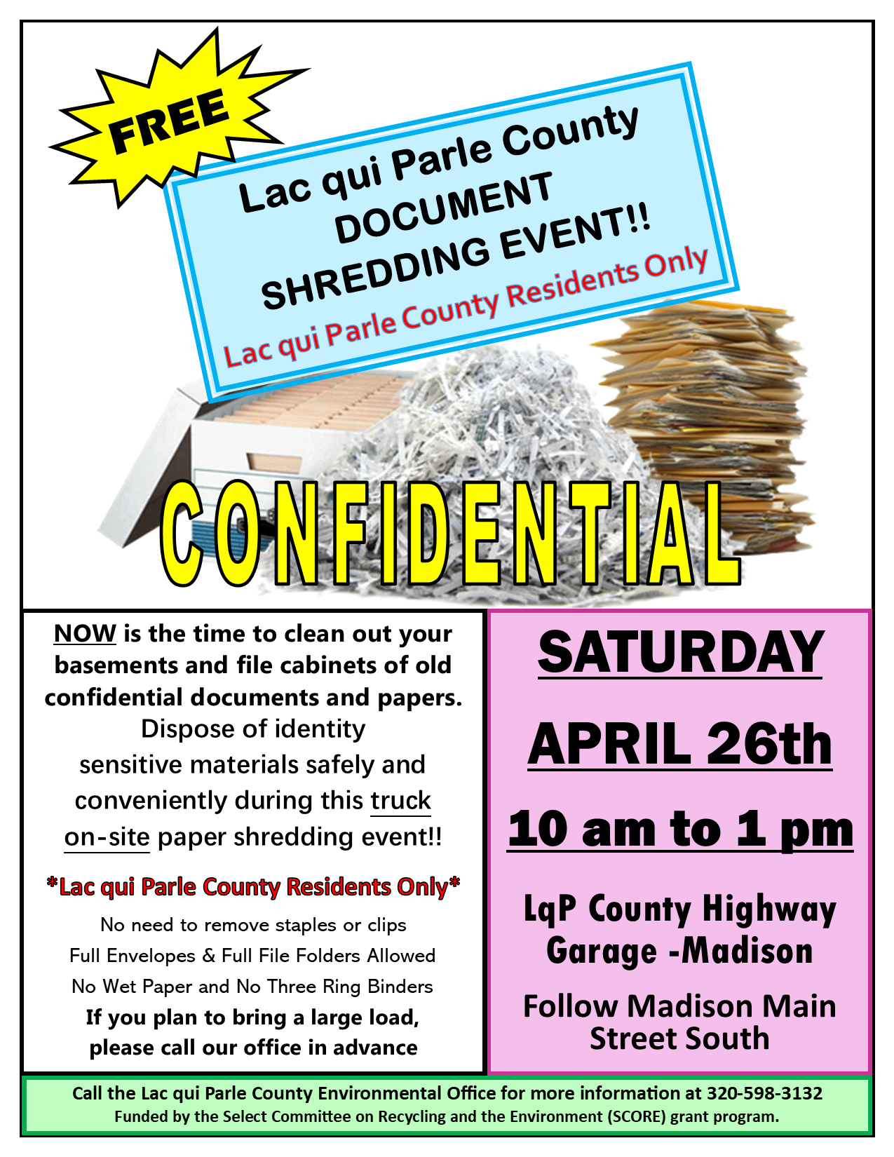 2025 Paper Shredding Event